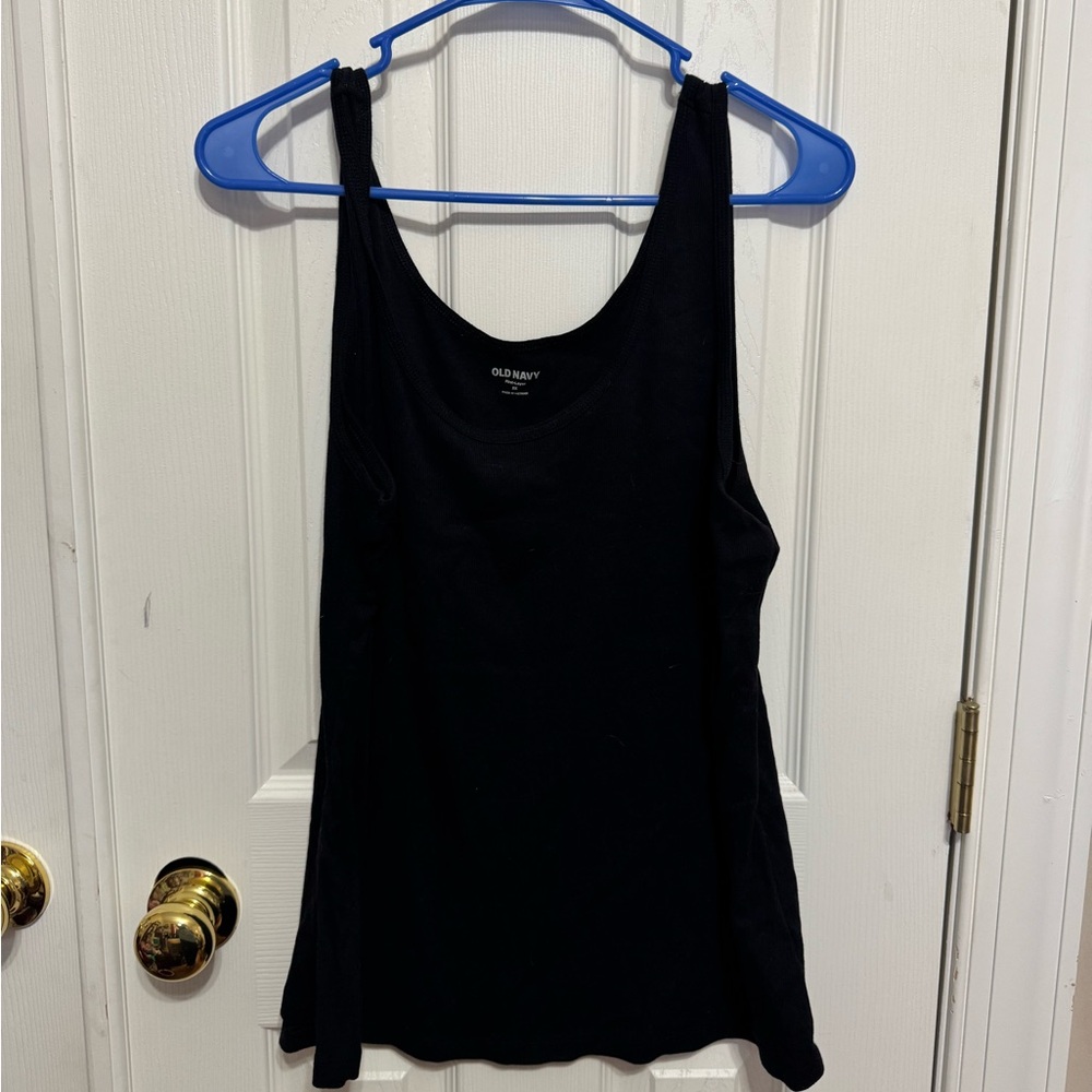 black tank top